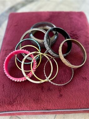 Assorted Women's Multicolor Bangle Bracelet lot